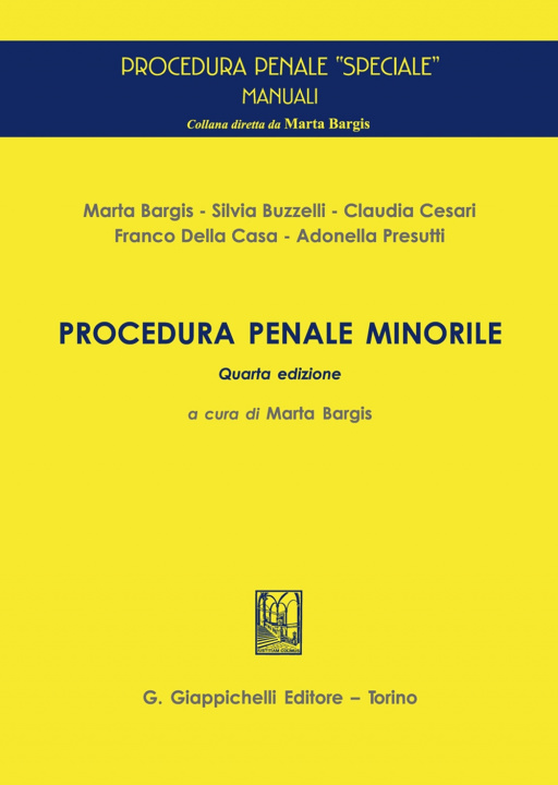 Kniha Procedura penale minorile 
