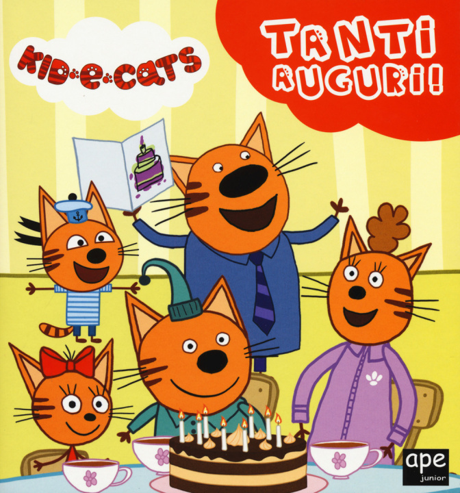 Kniha Tanti auguri. Kid-E-Cats 