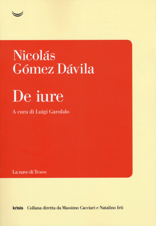 Livro De iure Nicolás Gómez Dávila