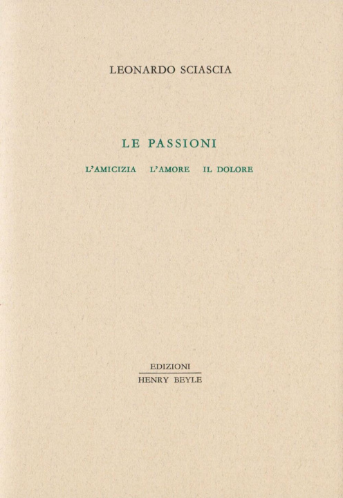 Knjiga passioni Leonardo Sciascia