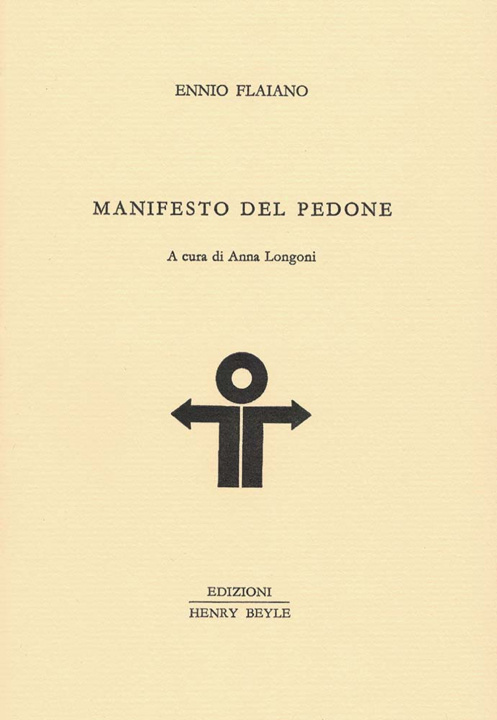 Kniha Manifesto del pedone Ennio Flaiano