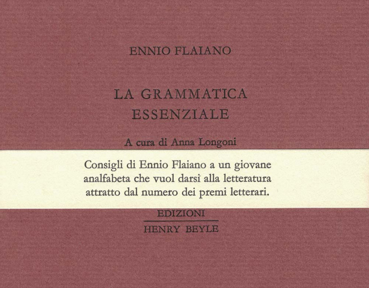 Kniha grammatica essenziale Ennio Flaiano