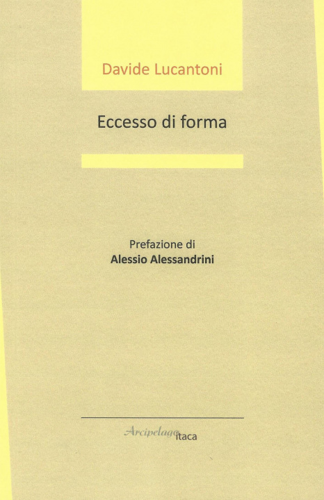 Knjiga Eccesso di forma Davide Lucantoni