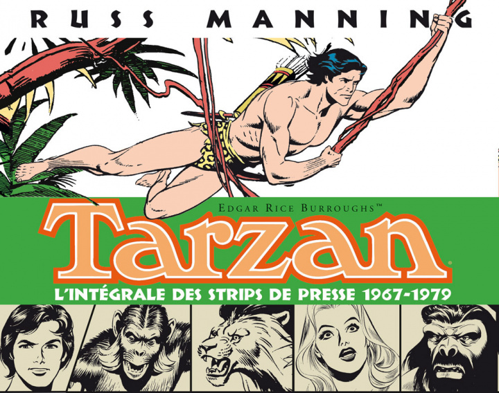 Kniha Tarzan : L'intégrale des strips de presse 1967 / 1979 (en coffret) BURROUGHS