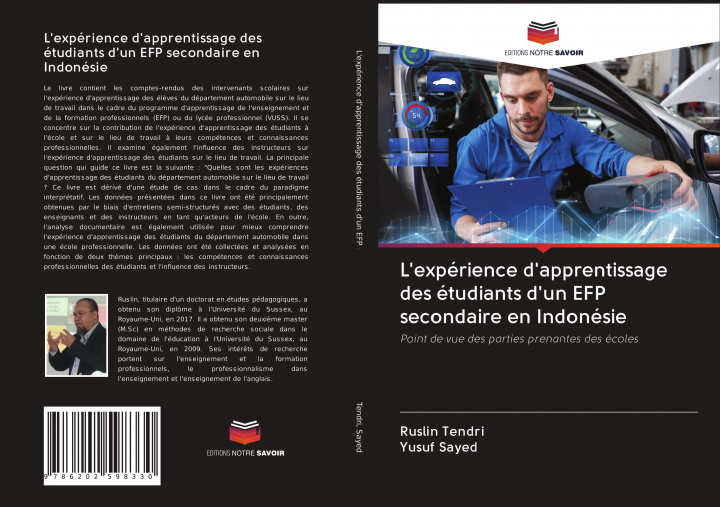 Libro L'expérience d'apprentissage des étudiants d'un EFP secondaire en Indonésie Yusuf Sayed