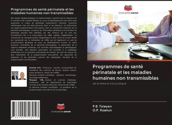 Kniha Programmes de santé périnatale et les maladies humaines non transmissibles O. P. Kowtun