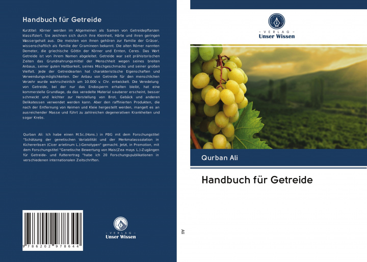 Boek Handbuch für Getreide Qurban Ali