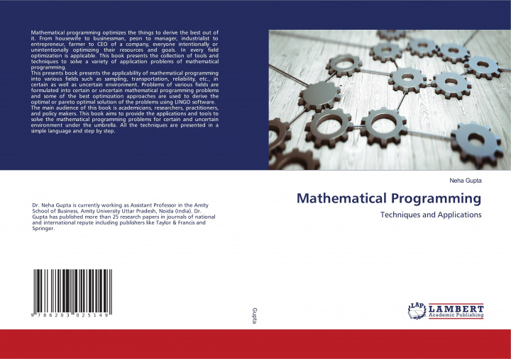 Knjiga Mathematical Programming Neha Gupta