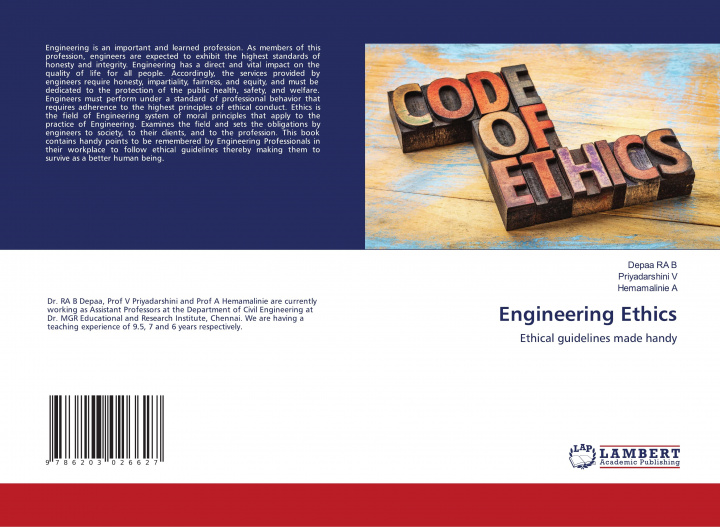 Knjiga Engineering Ethics Priyadarshini V