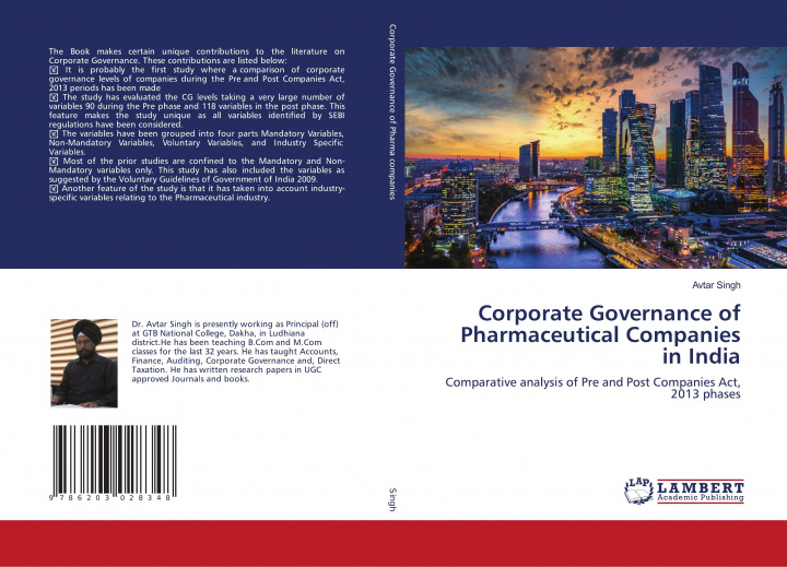 Carte Corporate Governance of Pharmaceutical Companies in India 