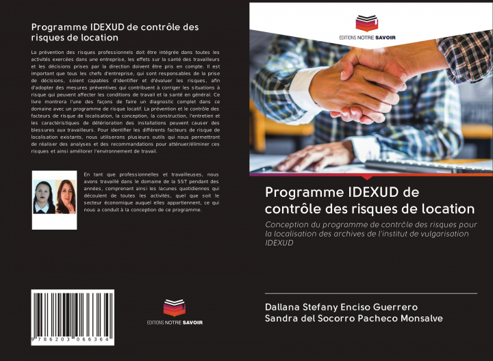 Knjiga Programme IDEXUD de contrôle des risques de location Sandra del Socorro Pacheco Monsalve