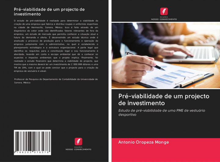 Knjiga Pré-viabilidade de um projecto de investimento Antonio Oropeza Monge
