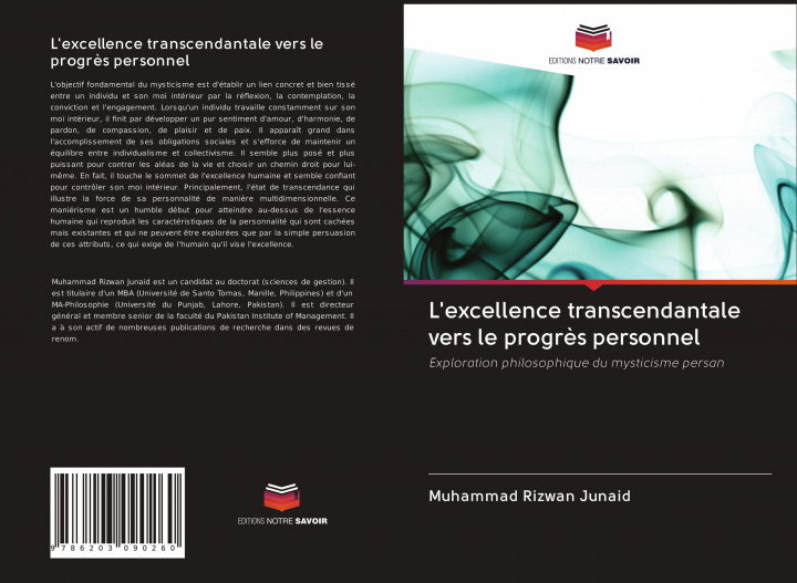 Buch L'excellence transcendantale vers le progr?s personnel Muhammad Rizwan Junaid