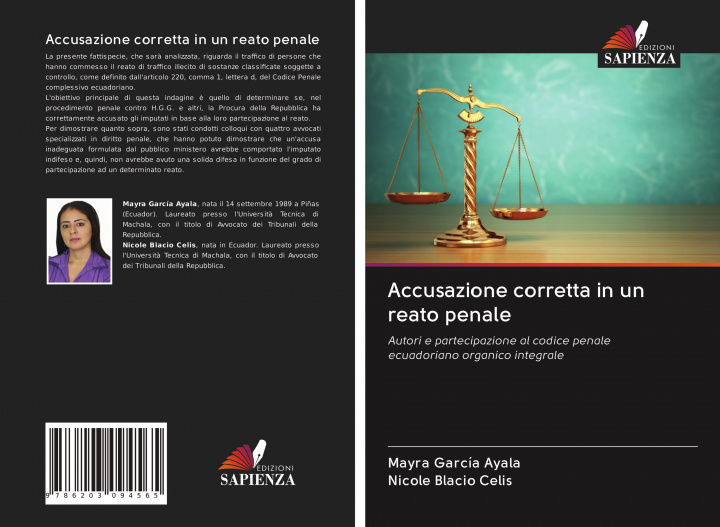 Book Accusazione corretta in un reato penale Nicole Blacio Celis