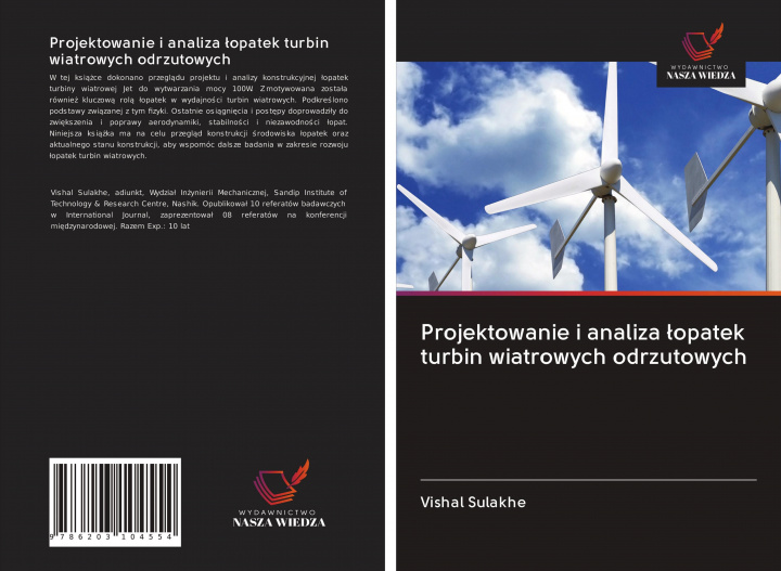 Carte Projektowanie i analiza ?opatek turbin wiatrowych odrzutowych 
