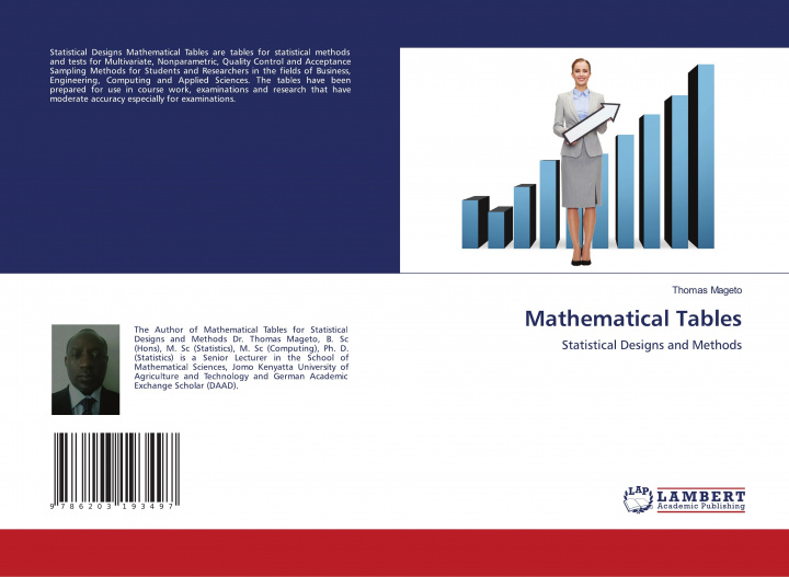 Kniha Mathematical Tables Thomas Mageto