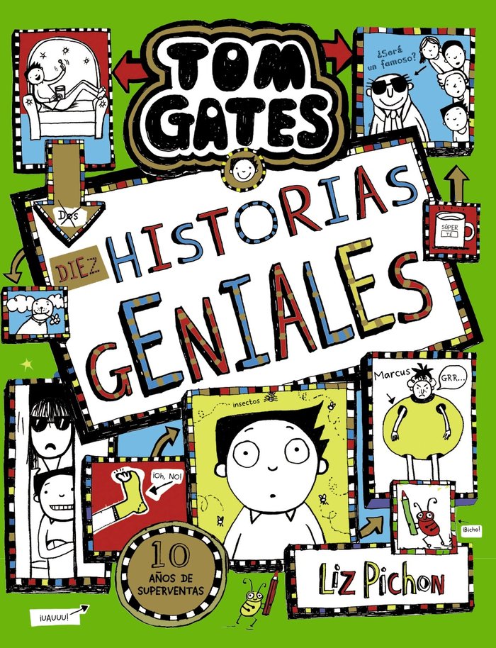 Knjiga TOM GATES 18 DIEZ HISTORIAS GENIALES PICHON