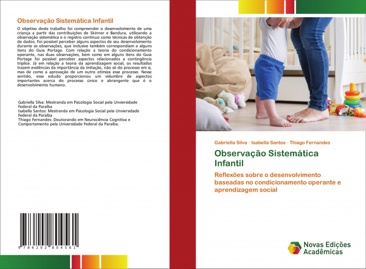 Boek Observaç?o Sistemática Infantil Isabella Santos