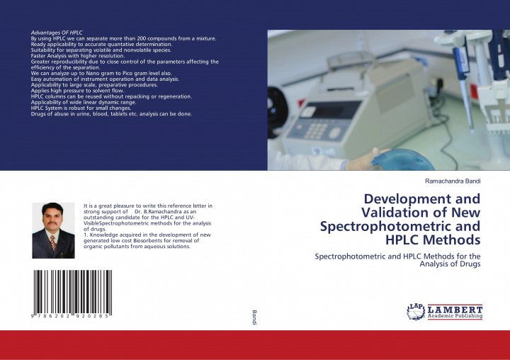 Könyv Development and Validation of New Spectrophotometric and HPLC Methods 