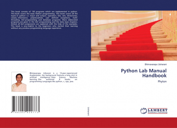 Knjiga Python Lab Manual Handbook Bhimavarapu Usharani