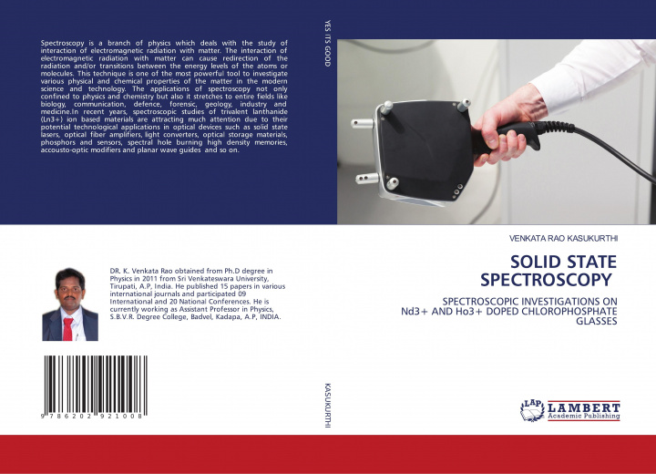 Knjiga SOLID STATE SPECTROSCOPY VENKATA RAO KASUKURTHI