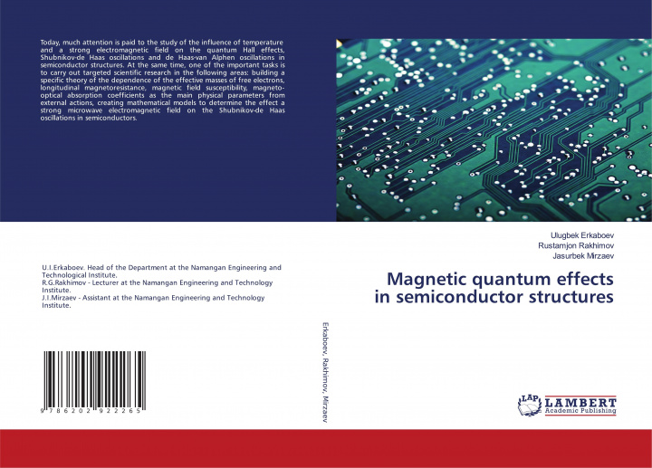 Knjiga Magnetic quantum effects in semiconductor structures Rustamjon Rakhimov