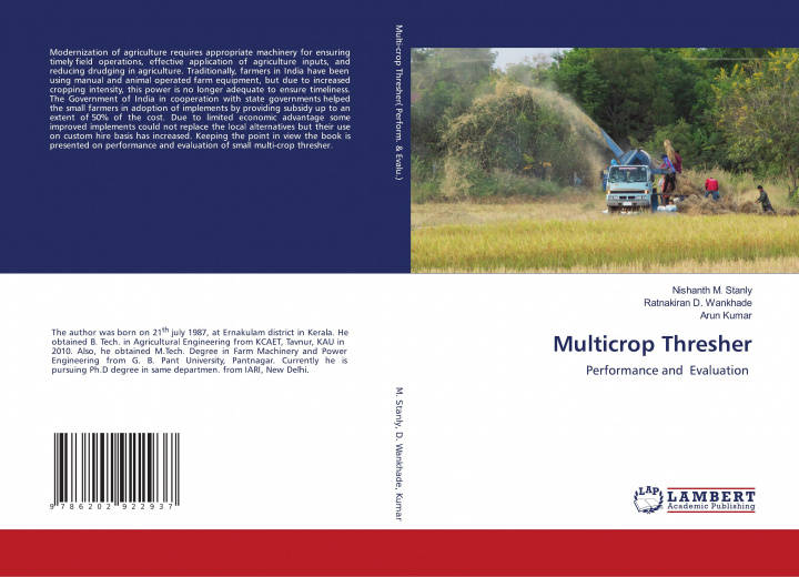 Knjiga Multicrop Thresher Ratnakiran D. Wankhade