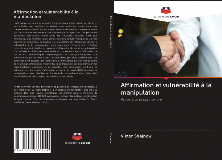 Knjiga Affirmation et vulnérabilité ? la manipulation Viktor Shejnow