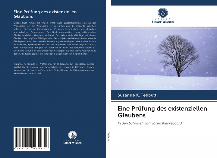 Knjiga Eine Prüfung des existenziellen Glaubens Suzanne K. Tebbutt