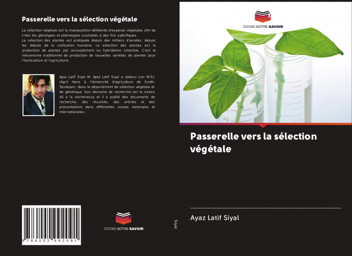 Buch Passerelle vers la sélection végétale Ayaz Latif Siyal