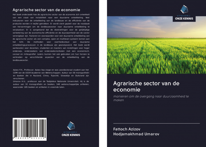 Buch Agrarische sector van de economie Hodjamakhmad Umarov