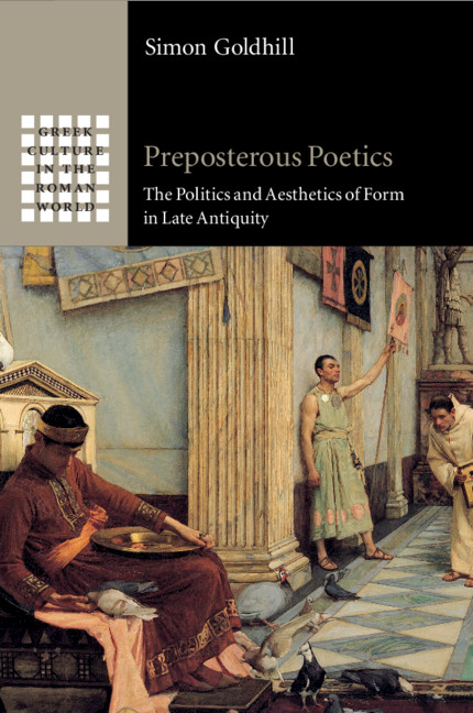 Book Preposterous Poetics Simon (University of Cambridge) Goldhill