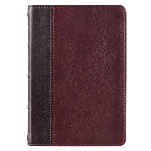 Carte KJV Compact Bible Two-Tone Brown/Brandy Full Grain Leather 