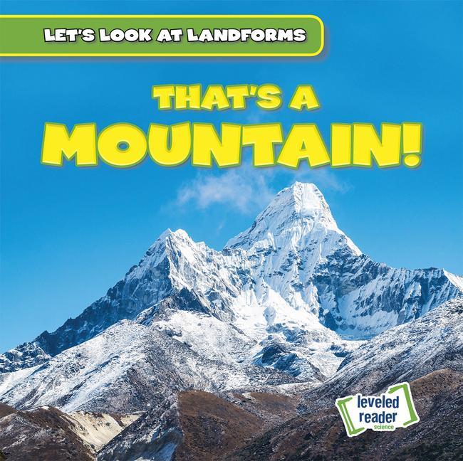Knjiga That's a Mountain! Dwayne Hicks