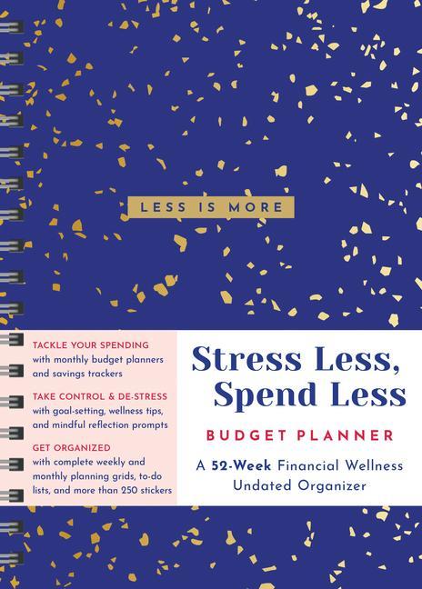 Kalendář/Diář Stress Less, Spend Less Budget Planner 
