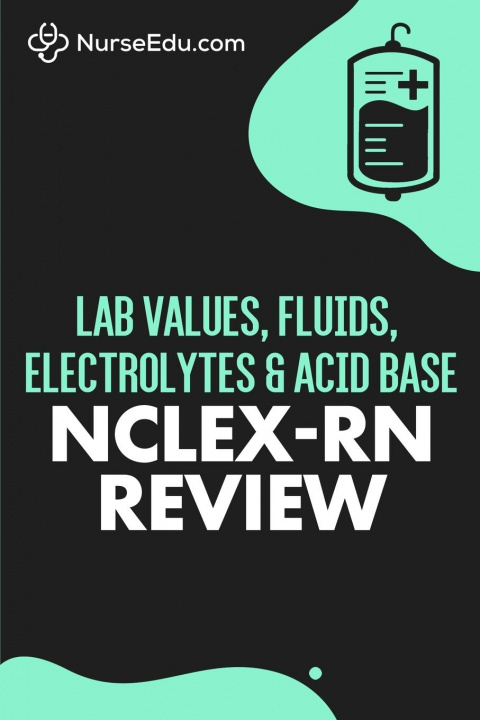 Kniha Lab Values, Fluids, Electrolytes, & Acid Base - NCLEX-RN Exam 