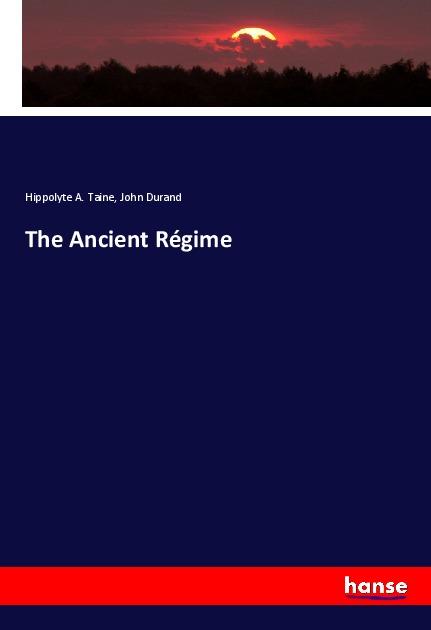 Kniha The Ancient Régime John Durand