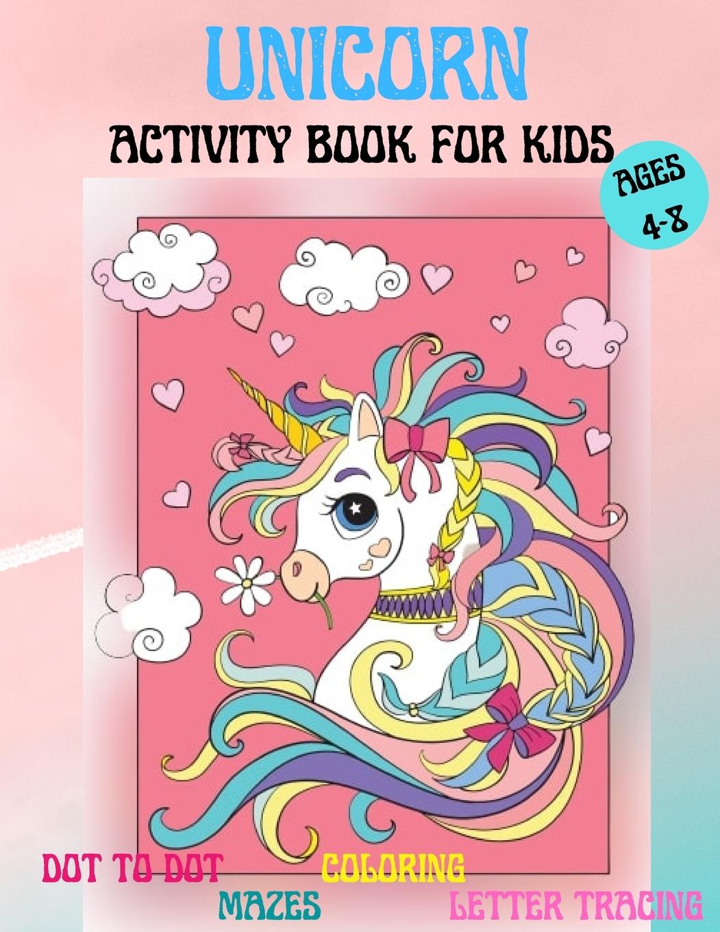 Kniha Amazing Unicorns Activity Book for kids 