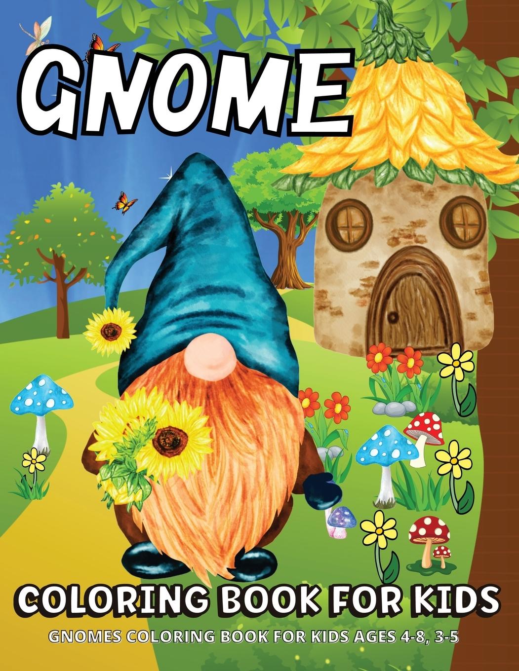 Könyv Gnome Coloring Book 