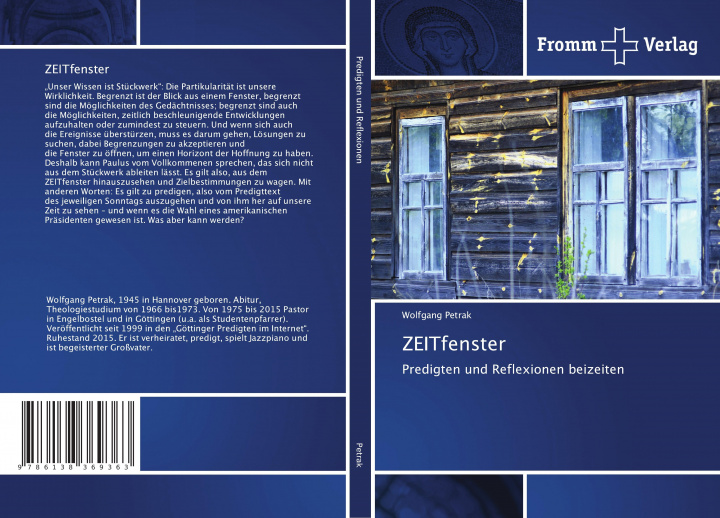 Knjiga ZEITfenster Wolfgang Petrak