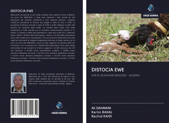 Knjiga DISTOCIA EWE Karim Rahal
