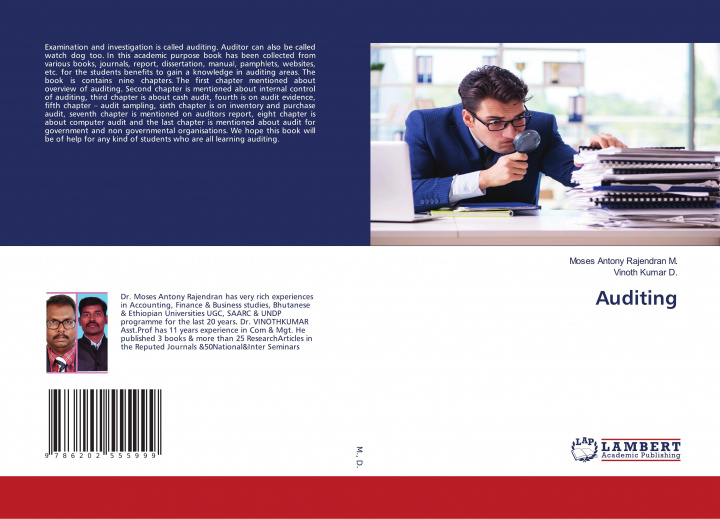Knjiga Auditing Vinoth Kumar D.