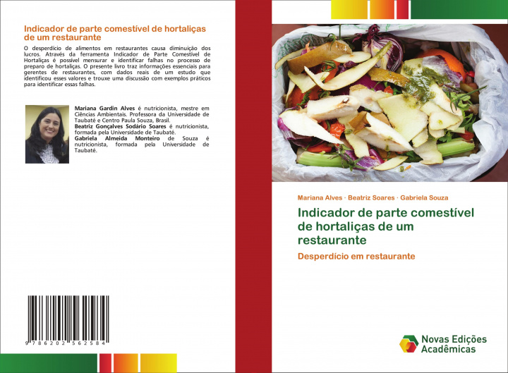 Kniha Indicador de parte comestível de hortaliças de um restaurante Beatriz Soares