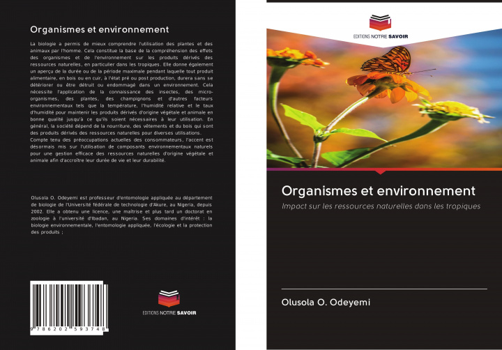 Knjiga Organismes et environnement Olusola O. Odeyemi