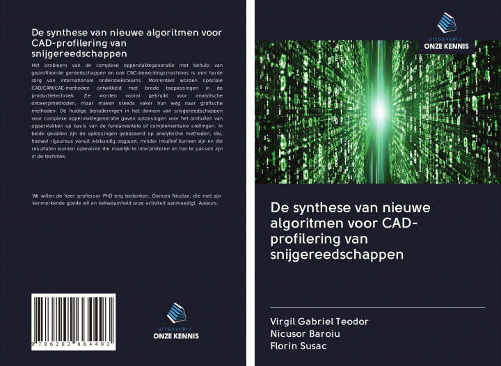 Book De synthese van nieuwe algoritmen voor CAD-profilering van snijgereedschappen Nicusor Baroiu