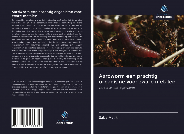 Book Aardworm een prachtig organisme voor zware metalen 