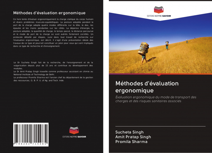 Knjiga Méthodes d'évaluation ergonomique Amit Pratap Singh