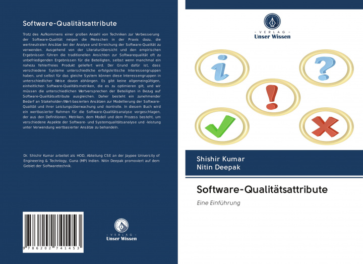 Knjiga Software-Qualitätsattribute Nitin Deepak