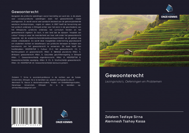 Knjiga Gewoonterecht Alemnesh Tsahay Kassa