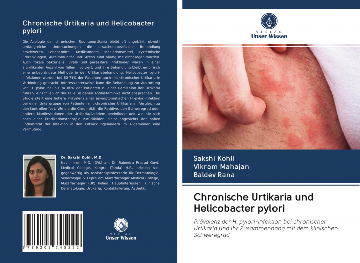 Knjiga Chronische Urtikaria und Helicobacter pylori Vikram Mahajan